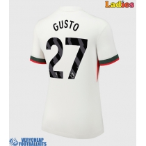 Chelsea Malo Gusto #27 Replica Away Shirt Ladies 2025-26 Short Sleeve
